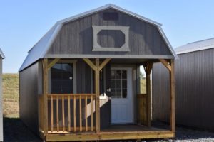 Urethane Lofted barn cabins for sale or rent to own in Natchez MS by Blaylock Portable Buildings