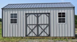 Z-METAL side utility buildings for sale or rent to own in Natchez MS by Blaylock Portable Buildings