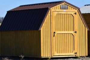 The Original Derksen Treated Wood Barn---Storage sheds for sale or rent to own in Natchez MS by Blaylock Portable Buildings