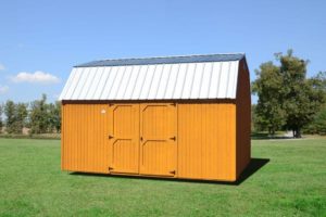 Best Value Wood Side Lofted Barn Buildings for sale or rent to own in Natchez MS by Blaylock Portable Buildings