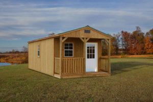 Treated wood cabins for sale or rent to own in Natchez MS by Blaylock Portable Buildings