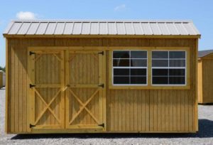 treated wood Cottage Sheds can be great She Sheds for sale or rent to own in Natchez MS by Blaylock Portable Buildings